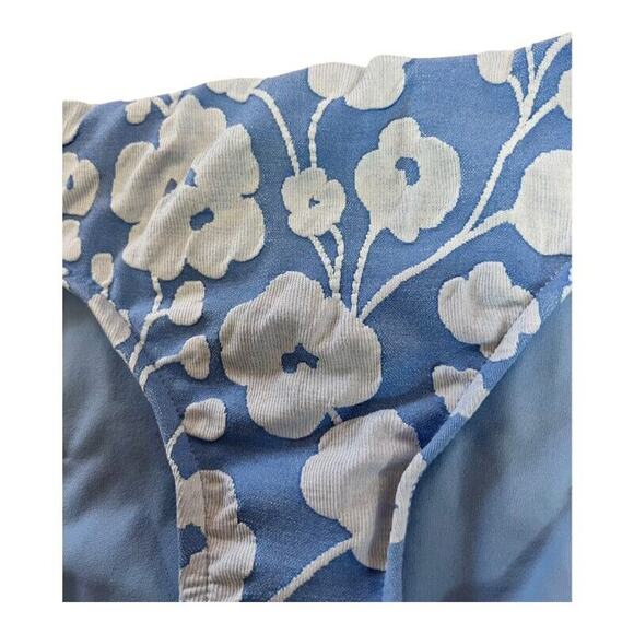 Robin Piccone Sadie‎ Clean Finish Sky Blue Bikini Bottoms Medium NEW $62 - Picture 2 of 6
